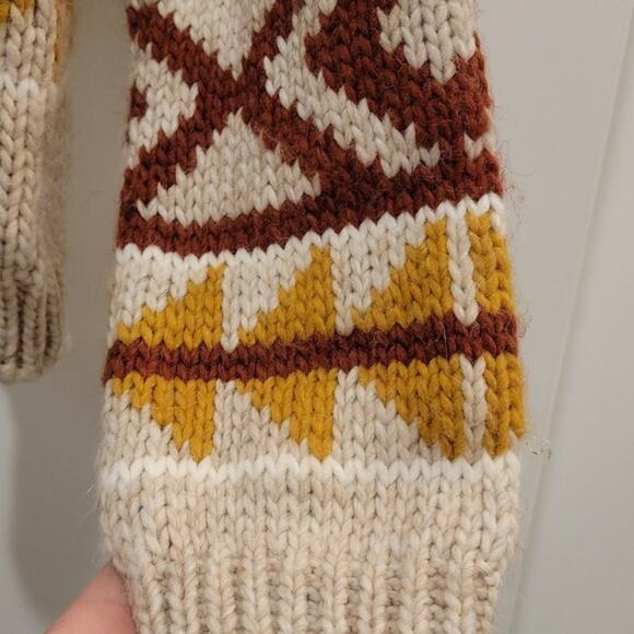 NWT Anthro/Elsamanda Alpaca Blend Southwestern Turtleneck Sweater, M - Picture 5 of 9